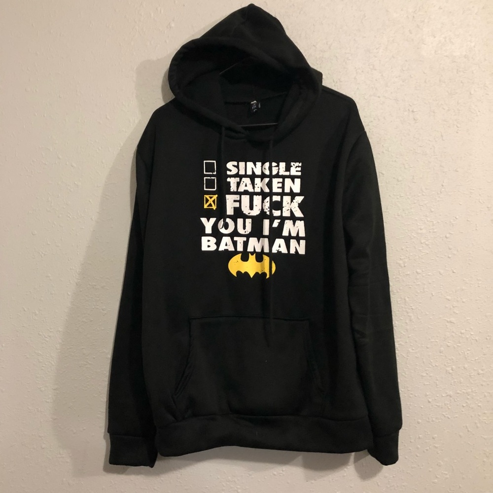 Men’s XL Single Taken Batman Hoodie